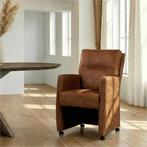 Leren eetkamerstoel Sharp, Huis en Inrichting, Stoelen, Ophalen of Verzenden, Nieuw, Leer, Eigentijds, Modern