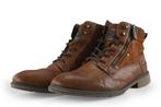Mustang Veterboots in maat 45 Cognac | 5% extra korting, Kleding | Heren, Schoenen, Overige kleuren, Verzenden, Boots, Mustang