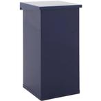 Afvalbak | CARRO | Aluminium | Blauw | 55L | Klapdeksel |, Verzenden, Nieuw in verpakking