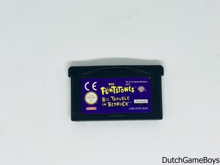 Gameboy Advance / GBA - The Flintstones - Big Trouble In Bed, Games en Spelcomputers, Games | Nintendo Game Boy, Gebruikt, Verzenden