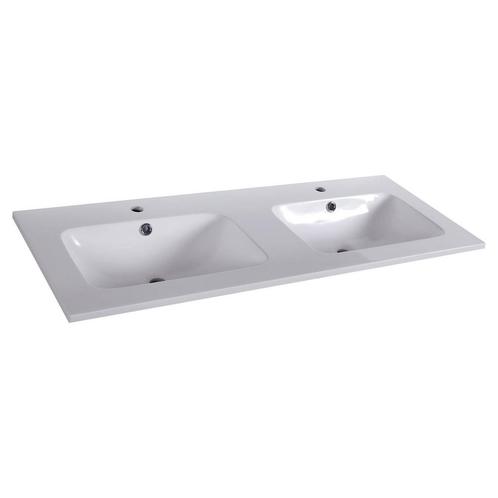 Wastafel Differnz Reno 120x46 cm Wit, Doe-het-zelf en Bouw, Sanitair, Overige typen, Nieuw, Ophalen of Verzenden