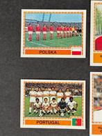 1980 Panini #233, 235/238, 240/242 Europa 80 - Poland &