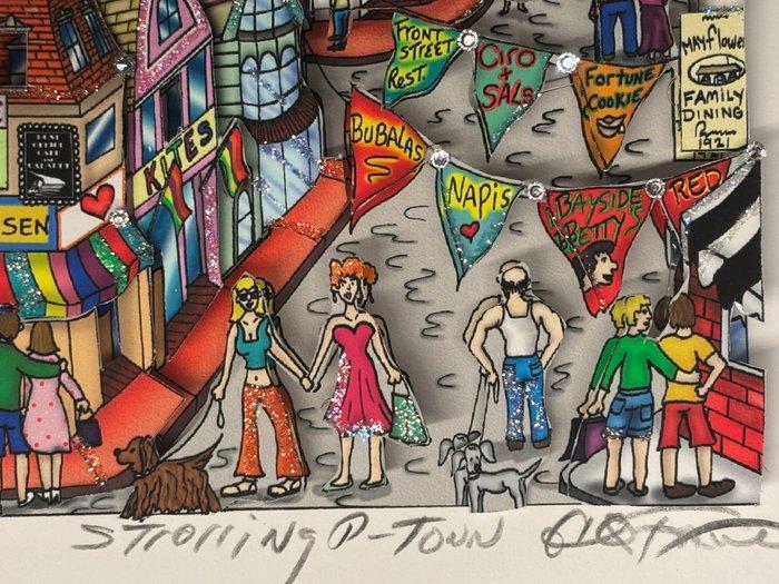 Charles Fazzino (1955) - Strolling P-Town, Antiquités & Art, Art | Objets design