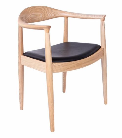 Eetkamerstoel kennedy chair Leder naturel, Huis en Inrichting, Stoelen, Nieuw, Verzenden