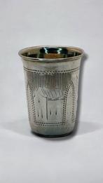 Bekerglas - .875 (84 Zolotniki) zilver, Keizerlijke, Antiek en Kunst