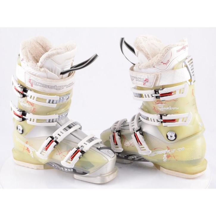 38 38,5 dames skischoenen ROSSIGNOL ELECTRA S3 white, sensor, Sport en Fitness, Skiën en Langlaufen, Ski, Schoenen, Gebruikt, Rossignol