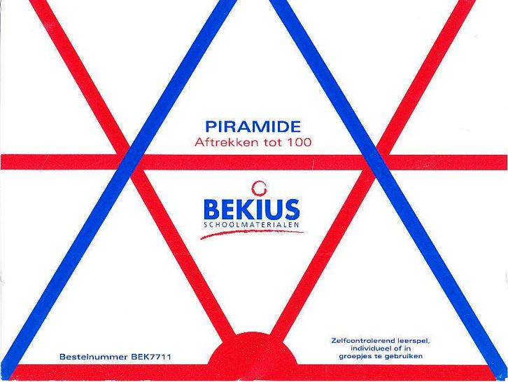 Reken Piramide Aftrekken tot 100, Boeken, Schoolboeken, Verzenden