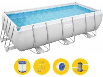 Veiling - Bestway Opzetzwembad incl filterpomp&trap 404 x 20