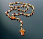Rozenkrans - Amber, Baltisch barnsteen rozenkrans - met de, Antiek en Kunst