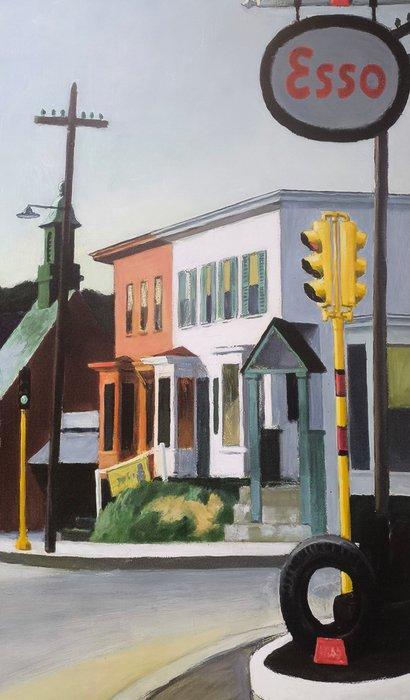 Edward Hopper (1882-1967) (after) - Portrait of Orleans,, Antiek en Kunst, Curiosa en Brocante
