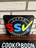 Emaille reclameborden - Set van 2 moderne emaille, Antiek en Kunst