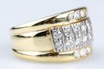 Ring - 18 karaat Geel goud - 1.20ct. tw. Diamant, Handtassen en Accessoires, Ringen, Nieuw