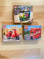 Lego Set - Creator - Vespa / Tuk Tuk / London Bus, Kinderen en Baby's, Speelgoed | Duplo en Lego, Nieuw