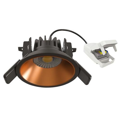 Spots inbouw Ivar Inbouwspot Zwart/Koper Binnenverlichting, Huis en Inrichting, Lampen | Overige, Nieuw, Verzenden