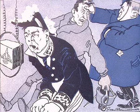 Deckers en Viruly getoond op spotprent (lijst optie), Antiek en Kunst, Kunst | Litho's en Zeefdrukken, Verzenden