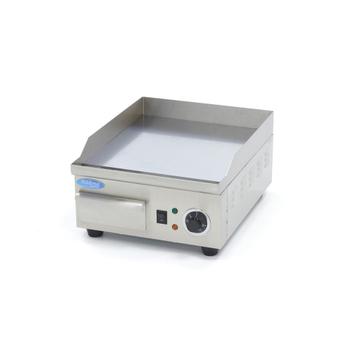 Plaque de gril - chrome lisse - 36 cm - incl plateau, Electroménager, Verzenden, Neuf, Gril de table