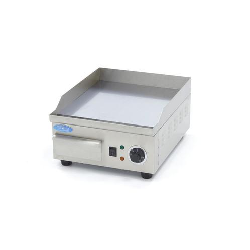 Plaque de gril - chrome lisse - 36 cm - incl plateau, Elektronische apparatuur, Grillplaten, Verzenden