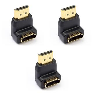 Haakse HDMI adapter | Nedis | 3 stuks, TV, Hi-fi & Vidéo, Câbles audio & Câbles de télévision, Envoi