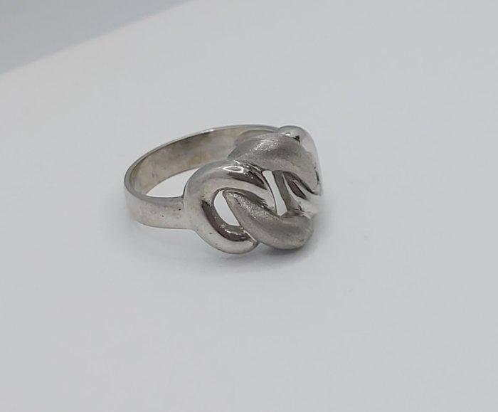 Ring - 19.2 kt. Witgoud, Handtassen en Accessoires, Ringen
