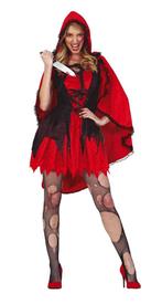Roodkapje Halloween Kostuum Dames, Verzenden