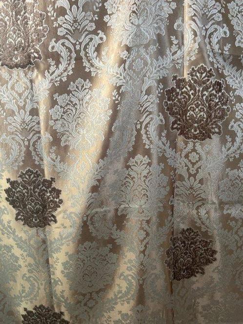 560 x 140 cm - prestigieux tissu damas brocart de San, Antiek en Kunst, Antiek | Tapijten, Tafelkleden en Textiel
