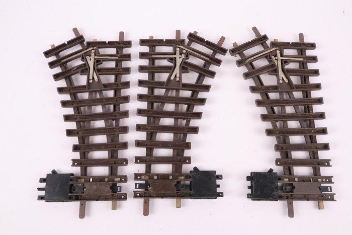 LGB G - 1205/1215 - Modeltreinsporen (3) - Drie wissels,, Hobby en Vrije tijd, Modeltreinen | Overige schalen