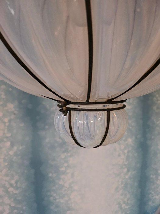 Lamp - Glas, Metaal, Antiek en Kunst, Curiosa en Brocante