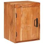 vidaXL Nachtkastje Bruin 35 x 33 x 48 cm Massief Acaciahout, Huis en Inrichting, Slaapkamer | Nachtkastjes, Verzenden, Nieuw