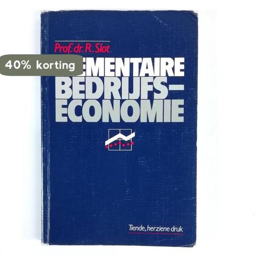 ELEMENTAIRE BEDRYFSECONOMIE 9789020715378 SLOT, Boeken, Schoolboeken, Gelezen, Verzenden