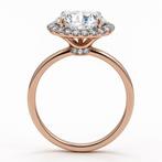 Zonder Minimumprijs - Ring - 14 karaat Roségoud - 2.32ct., Nieuw