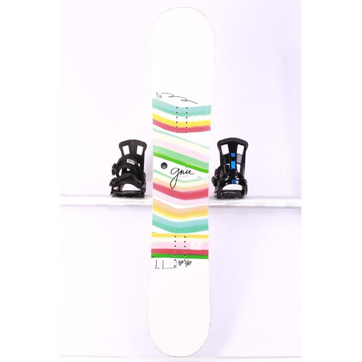145 151 dames snowboard GNU B-NICE 2023, White, ROCKER, Sport en Fitness, Snowboarden, Verzenden