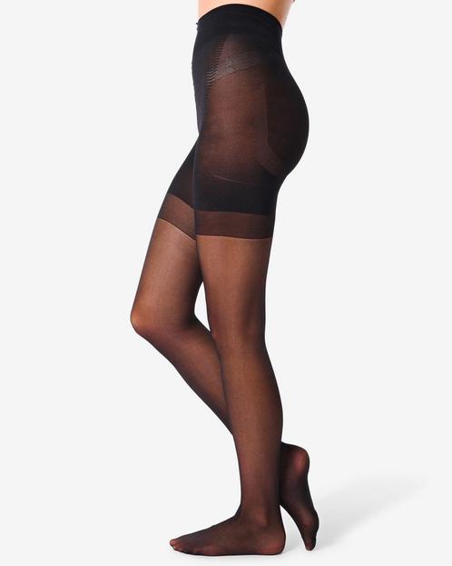 HEMA Ultimate Control Panty Glans 40D Zwart, Kleding | Dames, Leggings, Maillots en Panty's, Ophalen of Verzenden