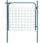 vidaXL Tuinpoort 100x100 cm groen, Tuin en Terras, Verzenden, Nieuw