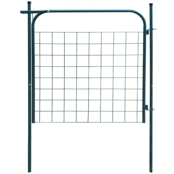 vidaXL Tuinpoort 100x100 cm groen, Tuin en Terras, Tuinpoorten, Nieuw, Verzenden