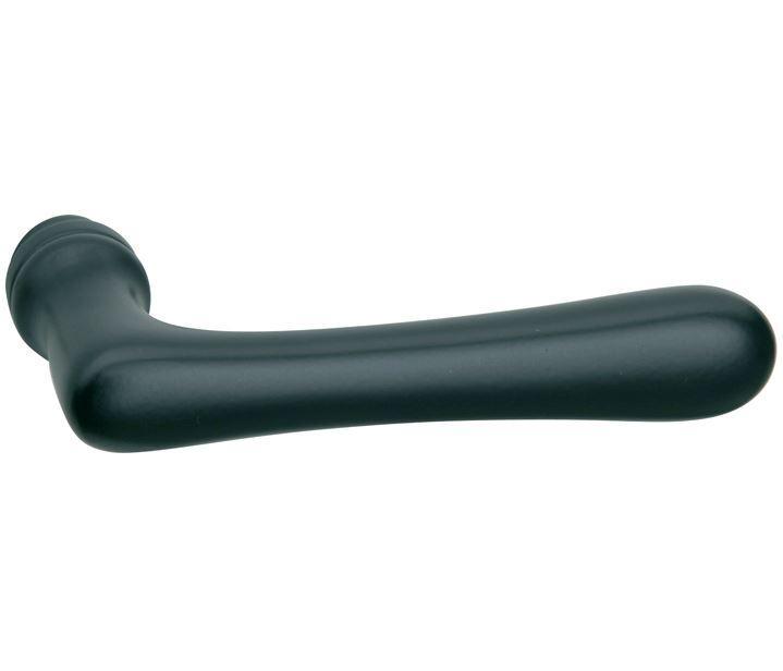 Deurklink Linea mat zwart, Doe-het-zelf en Bouw, Hang- en Sluitwerk, Klink of Kruk, Nieuw, Overige materialen