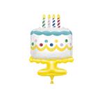 Helium Ballon Taart Leeg 63,5cm, Hobby en Vrije tijd, Verzenden, Nieuw