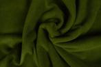 10 meter fleece stof - Mosgroen - 100% polyester, Hobby en Vrije tijd, 200 cm of meer, Nieuw, Groen, Polyester