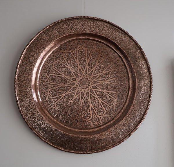 Decoratief dienblad - Arabisch abstract - Indonesië - met, Antiek en Kunst, Curiosa en Brocante