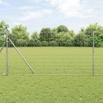 vidaXL Euro hek 1.2x25 m Verzinkt staal, Tuin en Terras, Verzenden, Nieuw
