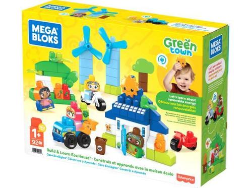 Veiling - MEGA Bloks Town Build &amp; Learn Huis - 89 grote, Kinderen en Baby's, Speelgoed | Overig, Nieuw