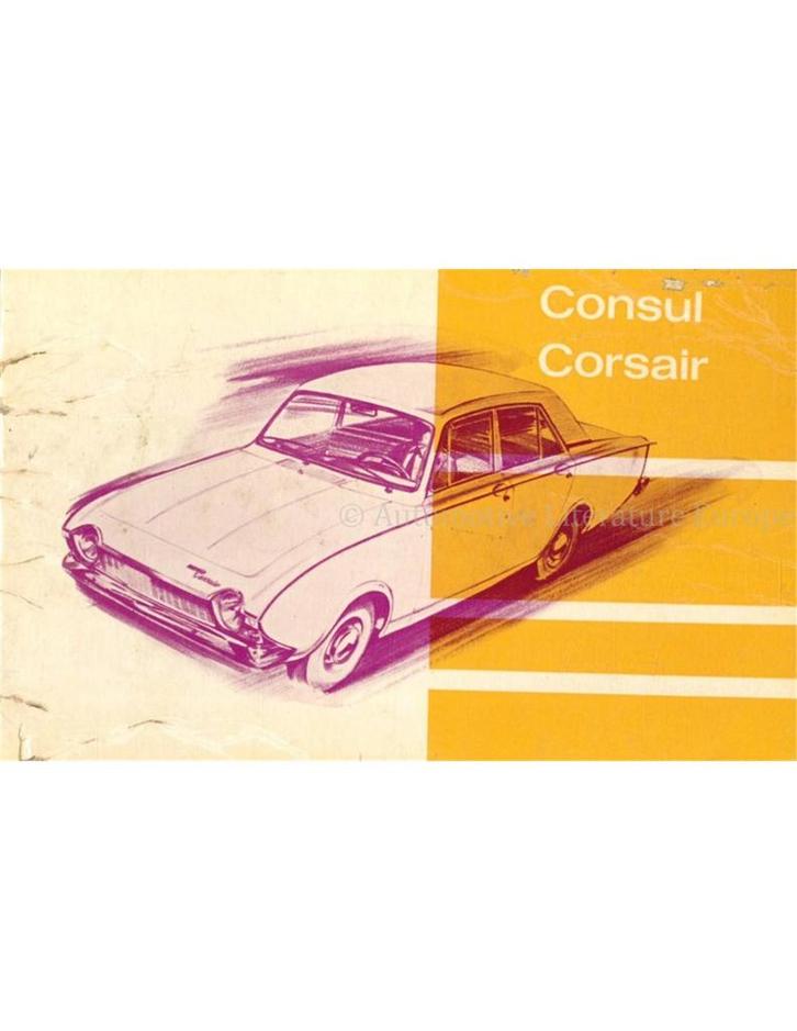 1964 FORD CONSUL | CORSAIR INSTRUCTIEBOEKJE NEDERLANDS, Auto diversen, Handleidingen en Instructieboekjes