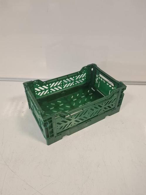 AyKasa opvouwbare krat Mini 27x17x10.5 cm nieuw Groen, Zakelijke goederen, Kantoor en Winkelinrichting | Magazijn, Stelling en Opslag