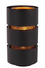 Lucide ROSAS - Tafellamp - Ø 16 cm - 1xE27 - Zwart, Verzenden, Nieuw