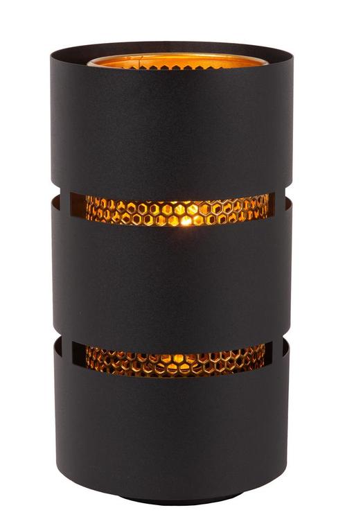 Lucide ROSAS - Tafellamp - Ø 16 cm - 1xE27 - Zwart, Huis en Inrichting, Lampen | Tafellampen, Nieuw, Verzenden