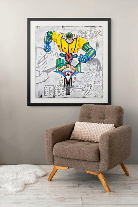 Hipo (1988) - Jeeg robot dacciaio  (Original artwork), Antiek en Kunst, Kunst | Schilderijen | Modern