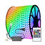 AANBIEDING LED Strip 50 meter 5050/60 220-230V RGB Incl., Huis en Inrichting, Nieuw, Verzenden