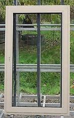 aluminium raam , chassis 87 x 147  classis 32xx - grijsbeige, Nieuw, Raamkozijn, Ophalen of Verzenden, 75 tot 150 cm