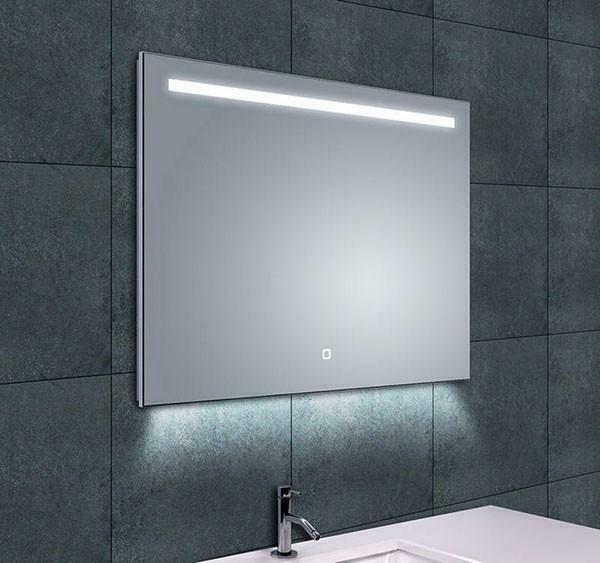 Ambi One dimbare Led condensvrije spiegel 800x600, Huis en Inrichting, Woonaccessoires | Spiegels, Ophalen of Verzenden