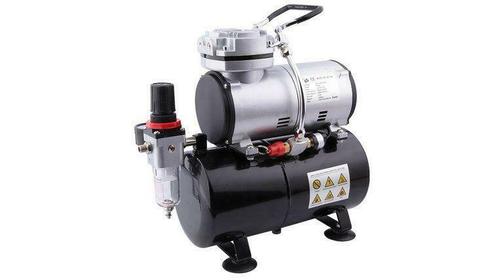 Airbrush mini compressor met luchttank, Hobby en Vrije tijd, Modelbouw | Overige