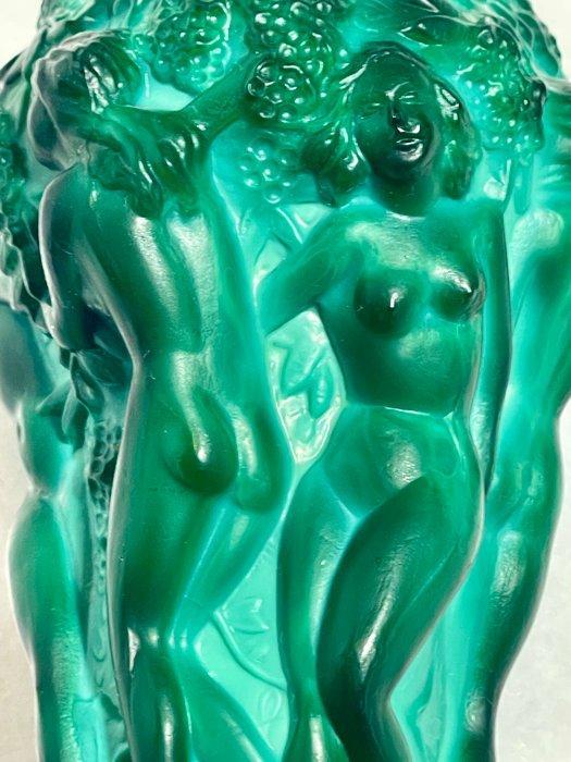 Curt Schlevogt - Vaas - Ingrid - Malachietgroen glazen vaas, Antiek en Kunst, Antiek | Glaswerk en Kristal